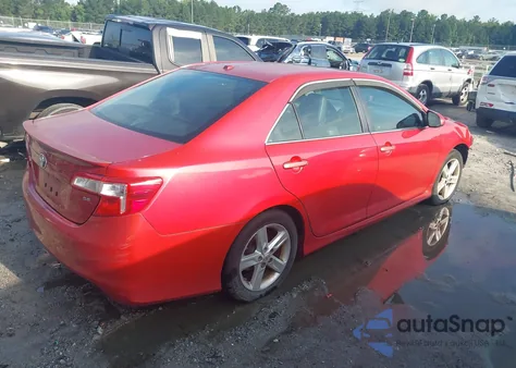 2012 Toyota Camry Se из США, поврежденный, VIN 4T1BF1FK5CU531760